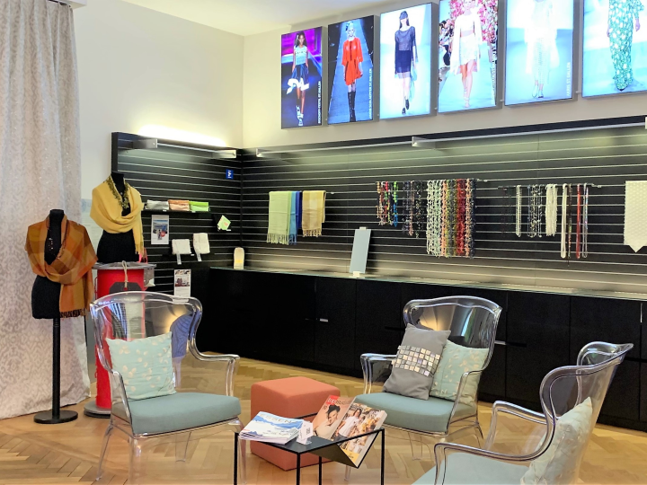 Boutique textile à l'Office du tourisme